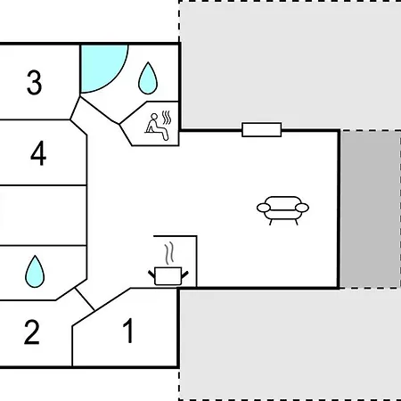 Nice Home In Toftlund With Sauna